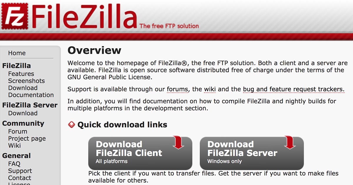 filezilla download mac