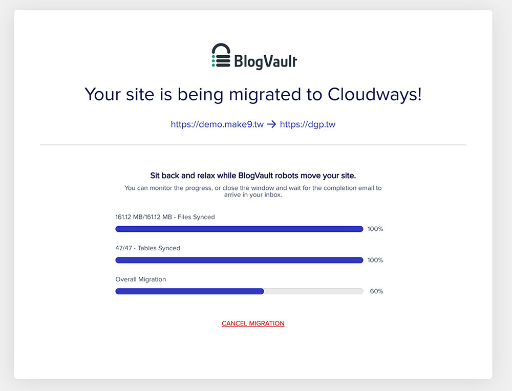 WordPress 網站搬家到 Cloudways 教學
